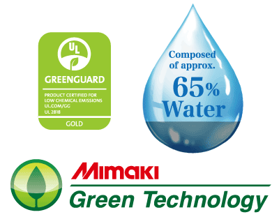 Safe and environmentally friendly ink